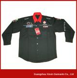 Long sleeves working shirts uniform black shirts